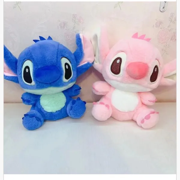 Maskotka Pluszowa 20cm Stitch i Angel Niebieska Różowa
