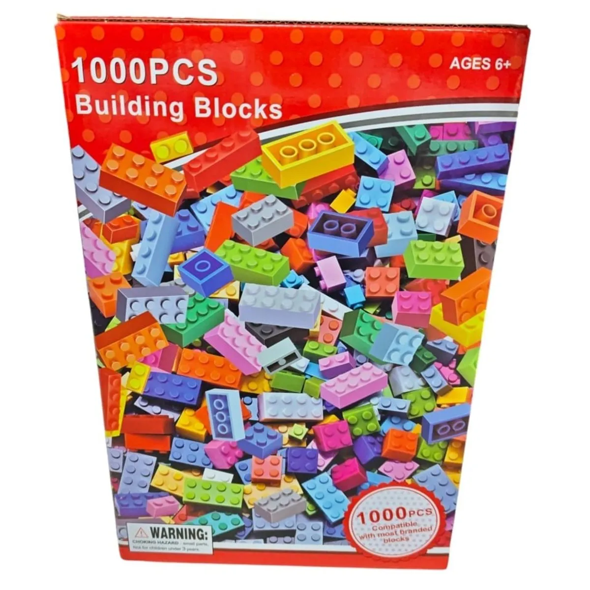 Klocki Budowlane DIY 1000 szt. Kompatybilne Kolorowe