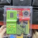 Zestaw Brick Game 9999 in 1 z latarką, lornetką i kompasem