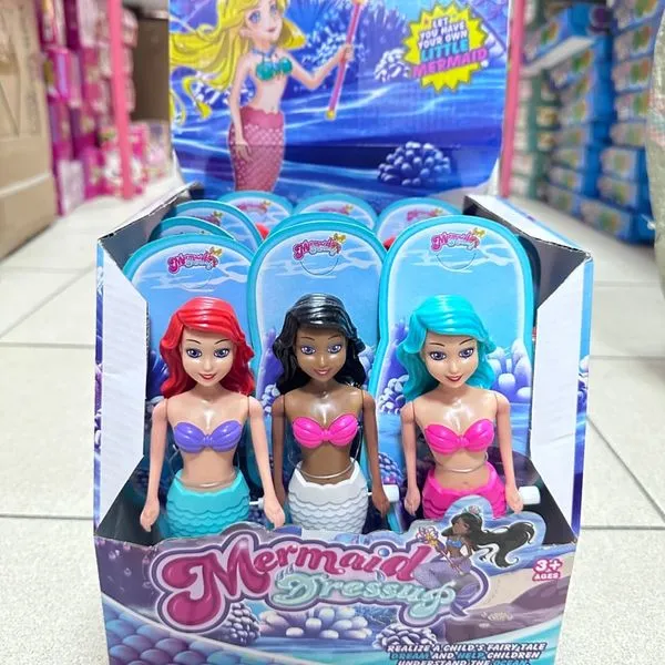 Lalki Syrenki Mermaid Dressing PK13075 - Zestaw 3 Kolory