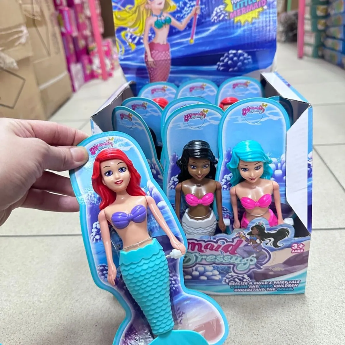 Lalki Syrenki Mermaid Dressing PK13075 - Zestaw 3 Kolory