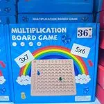 Drewniana gra planszowa Multiplication Board Game 36+ do mnożenia