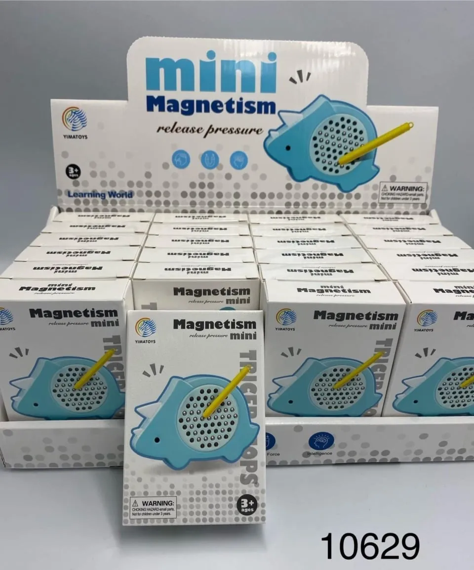 Zabawka Mini Magnetism - magnetyczna łapka na kulki, Dinozaur 24szt