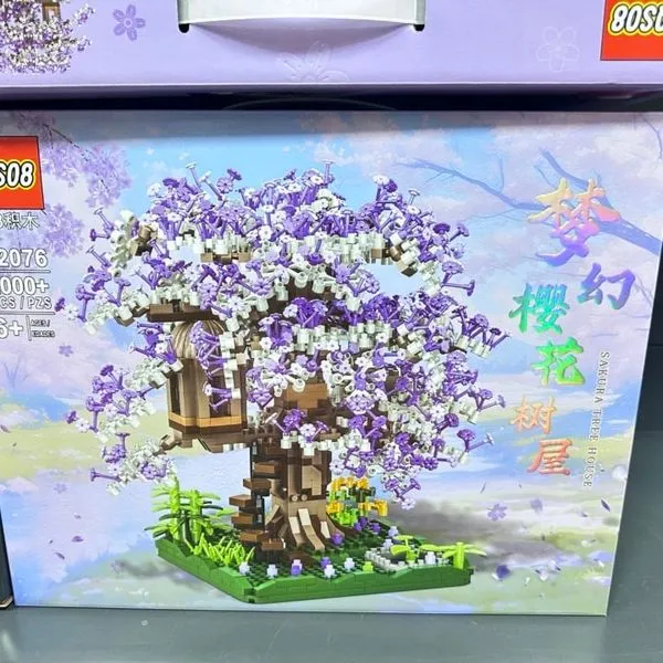 Klocki Drzewko Wiśniowe Sakura Tree House 3207 el. QS08