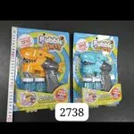 Pistolet na bańki Bubble Party rekin, światło i dźwięk + 2 płyny