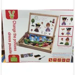 Zabawka magnetyczna księżniczka zmiana stroju puzzle drewniane
