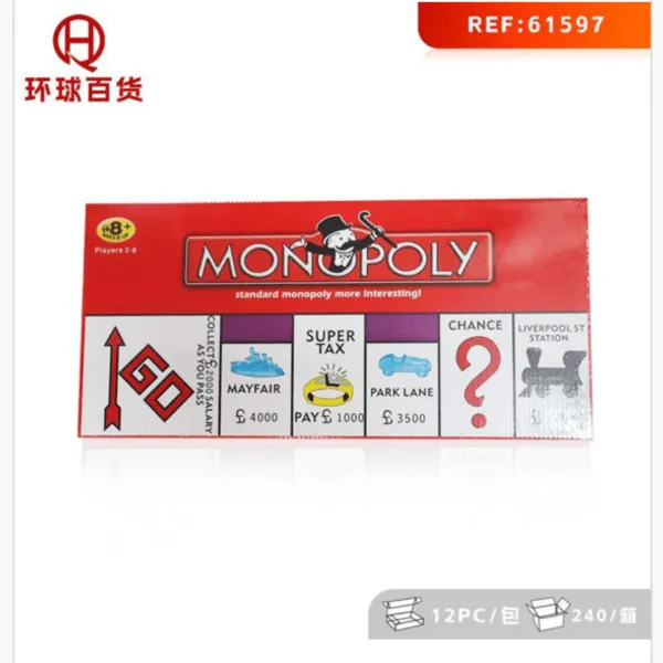 Gra planszowa Monopoly PK13190 - Wersja Standardowa 8+