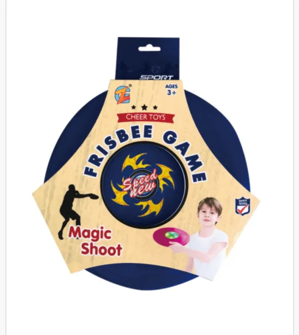 Zabawka Frisbee Game Cheer Toys Magic Shoot Speed Club dla dzieci od 3 lat, granatowe
