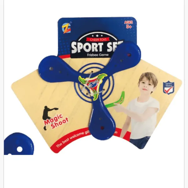 Zabawka Sport Set Bumerang Trójramienny Cheer Toys Niebieski