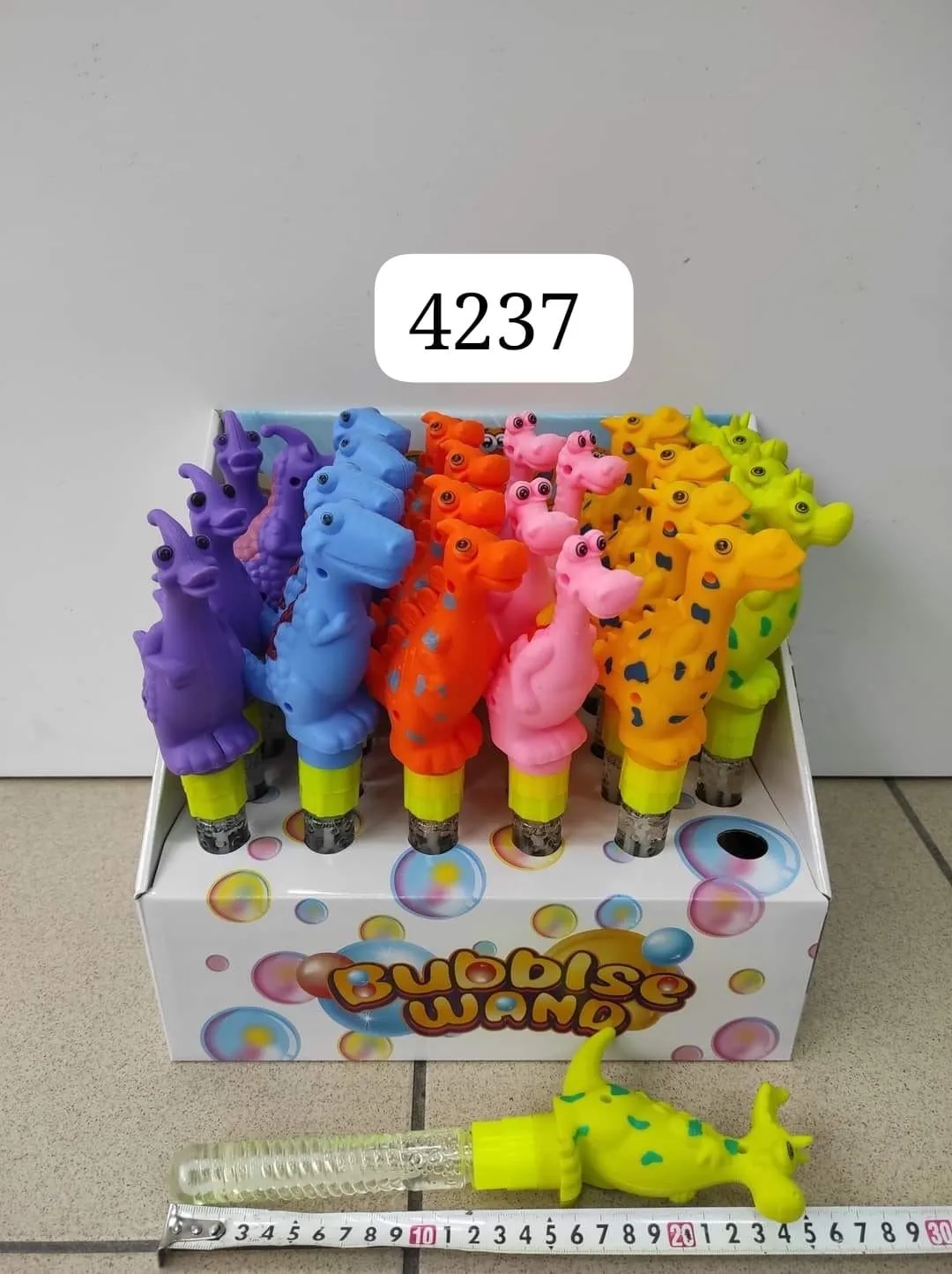 Bańki Mydlane Miecze Dinozaury 25cm Zestaw 24 szt.