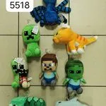 Maskotki pluszowe Minecraft różne postacie z przyssawką