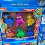 Zestaw figurek Super Rescue Team 6 szt. Funny - pieski z efektami świetlnymi