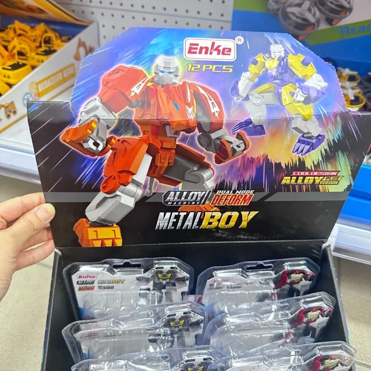 Robot Samochód Metal Boy Enke Dual Mode Alloy 2w1