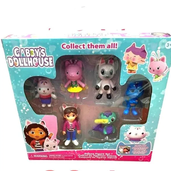 Zestaw figurek Gabby's Dollhouse Deluxe PK13419 6 szt