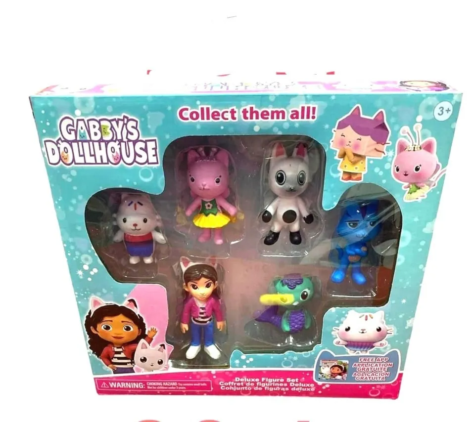 Zestaw figurek Gabby's Dollhouse Deluxe PK13419 6 szt