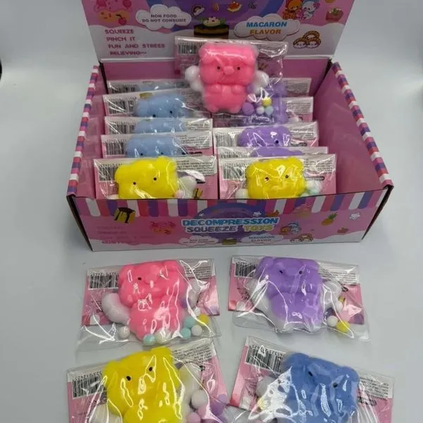 Zabawki antystresowe Squeeze Toys figurki zwierząt Macaron 16szt