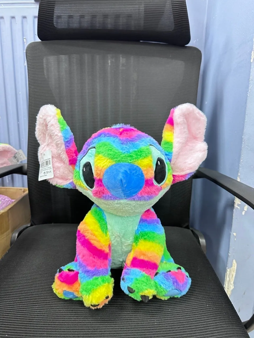 Maskotka Pluszowa Stitch Tęczowa 40cm Miękki Plusz