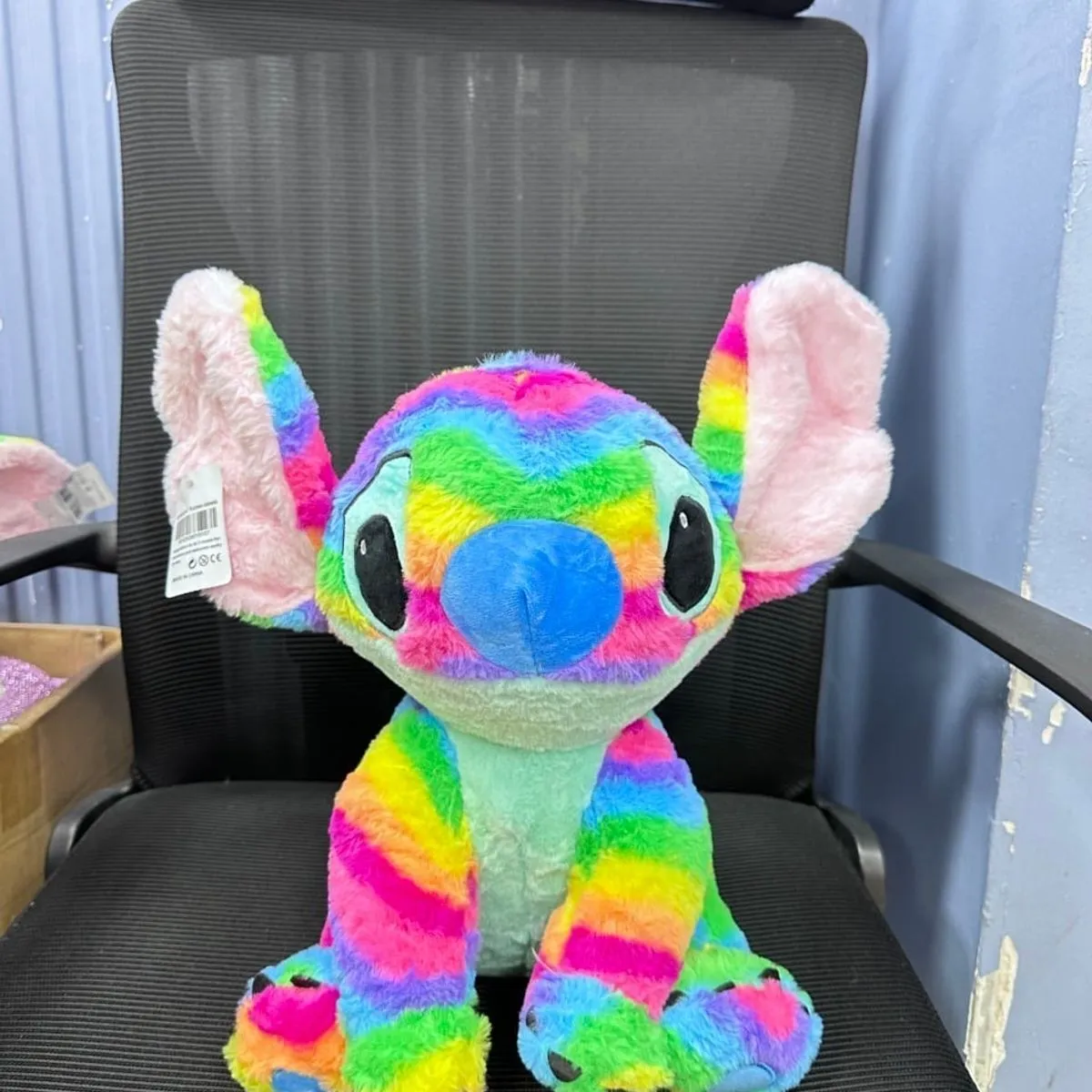 Maskotka Pluszowa Stitch Tęczowa 50cm - Miękki Pluszak Hurt