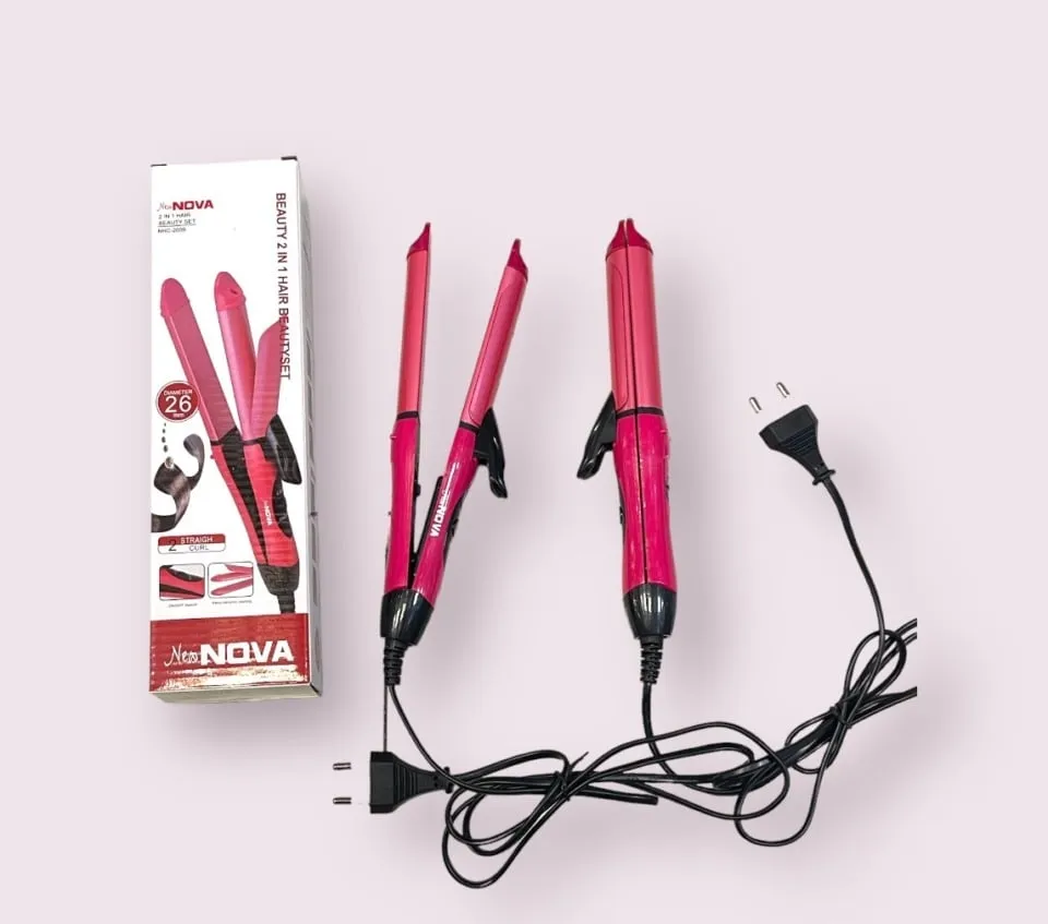 Prostownica i lokówka 2w1 Neo-NOVA PK13496 różowa 26mm