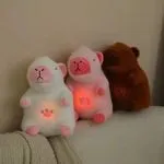Maskotka Szumiąca z Podświetleniem LED Pluszowa Capybara 3 kolory