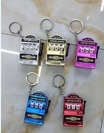 Brelok metalowy automat do gry Lucky Jackpot mix kolorów