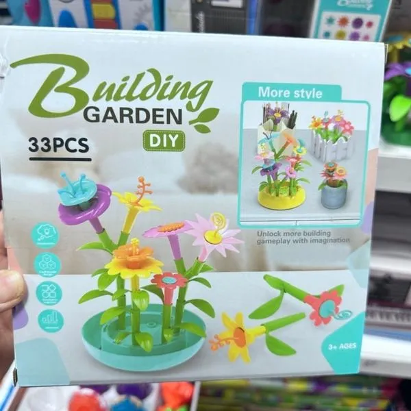 Klocki Building Garden DIY 33PCS - zestaw kwiatowy ogród