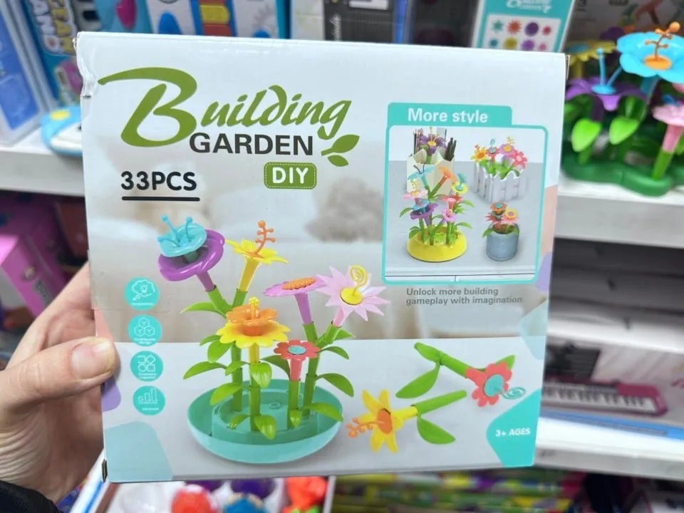 Klocki Building Garden DIY 33PCS - zestaw kwiatowy ogród