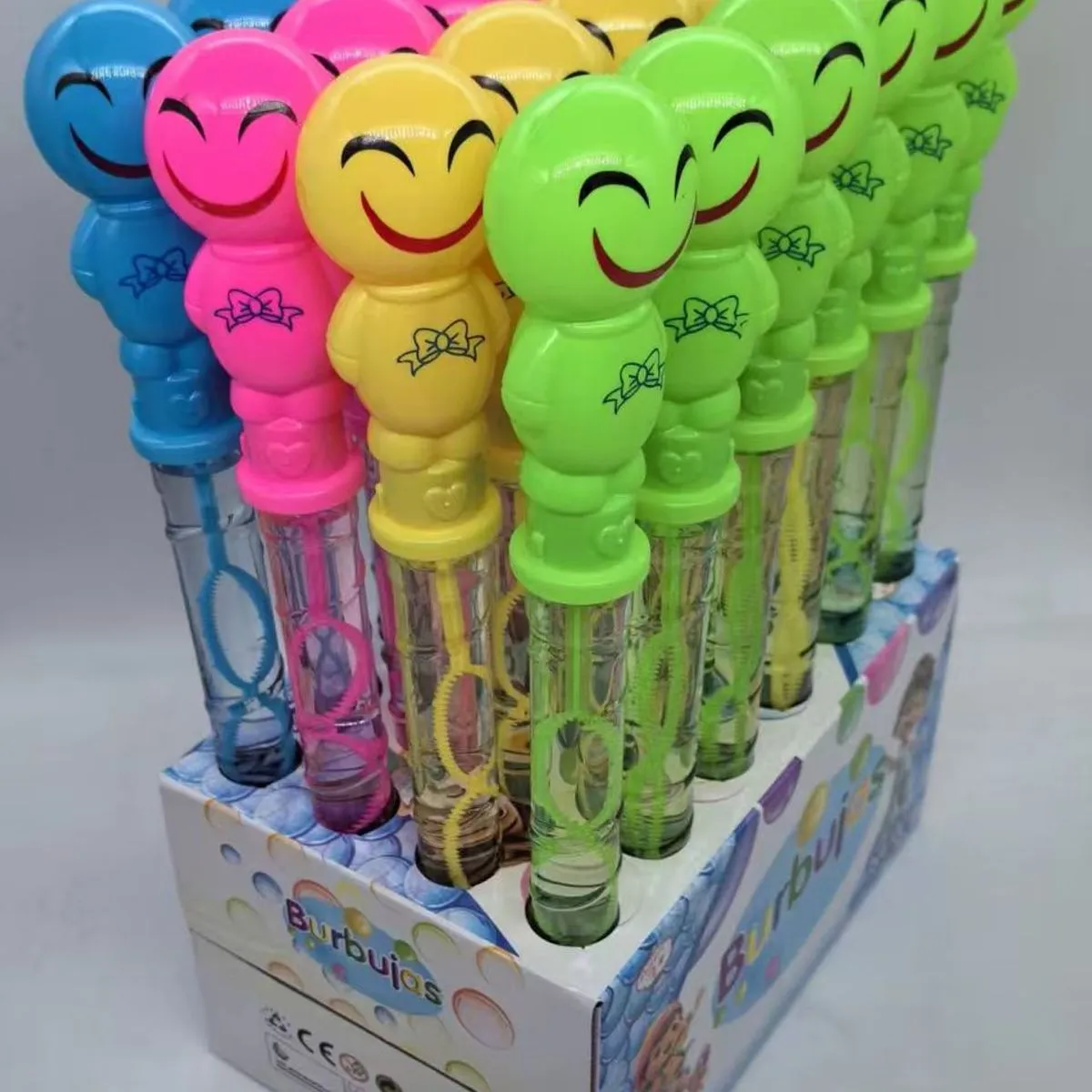Miecz do baniek mydlanych Bubble Burbujas 35cm Uśmiechnięta Buźka