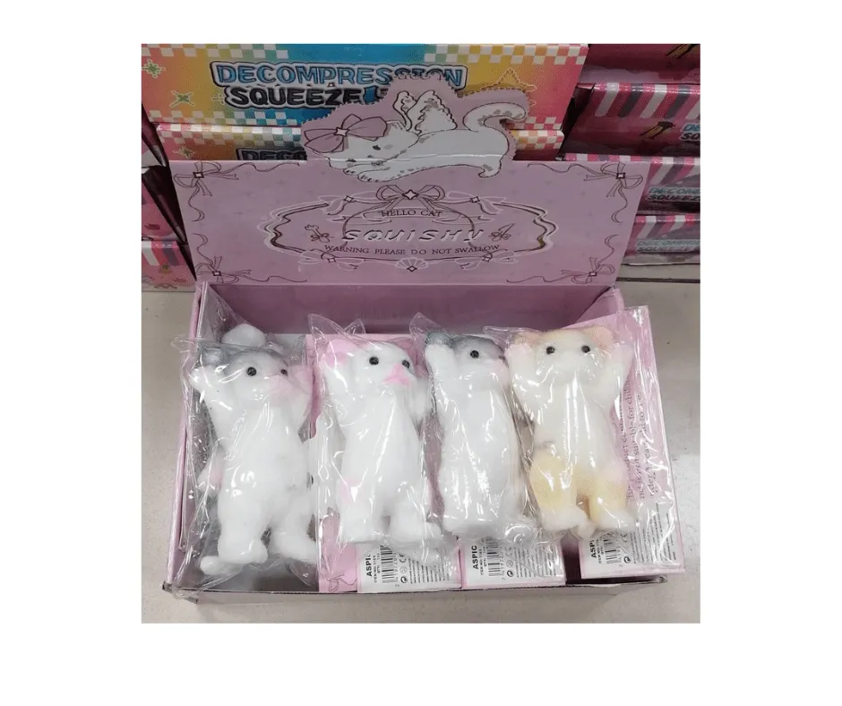 Zabawki antystresowe Hello Cat Squishy kotki - zestaw 9 szt.
