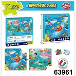 Magnetyczne Puzzle Ocean 2w1 PK13595 40 el. 17.9cm