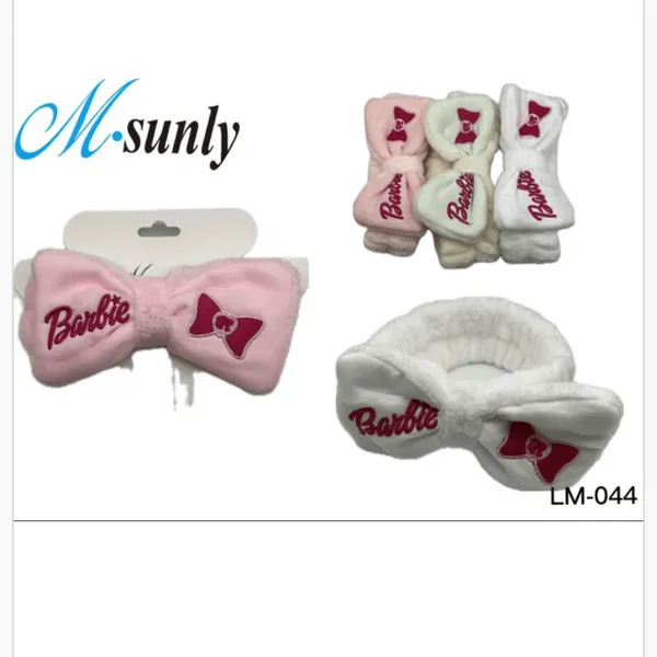 Opaska do włosów z kokardką Barbie M-sunly, pluszowa mix kolorów