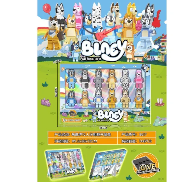 Figurki Blueney 6+1 z Bazą 14 szt. 25cm