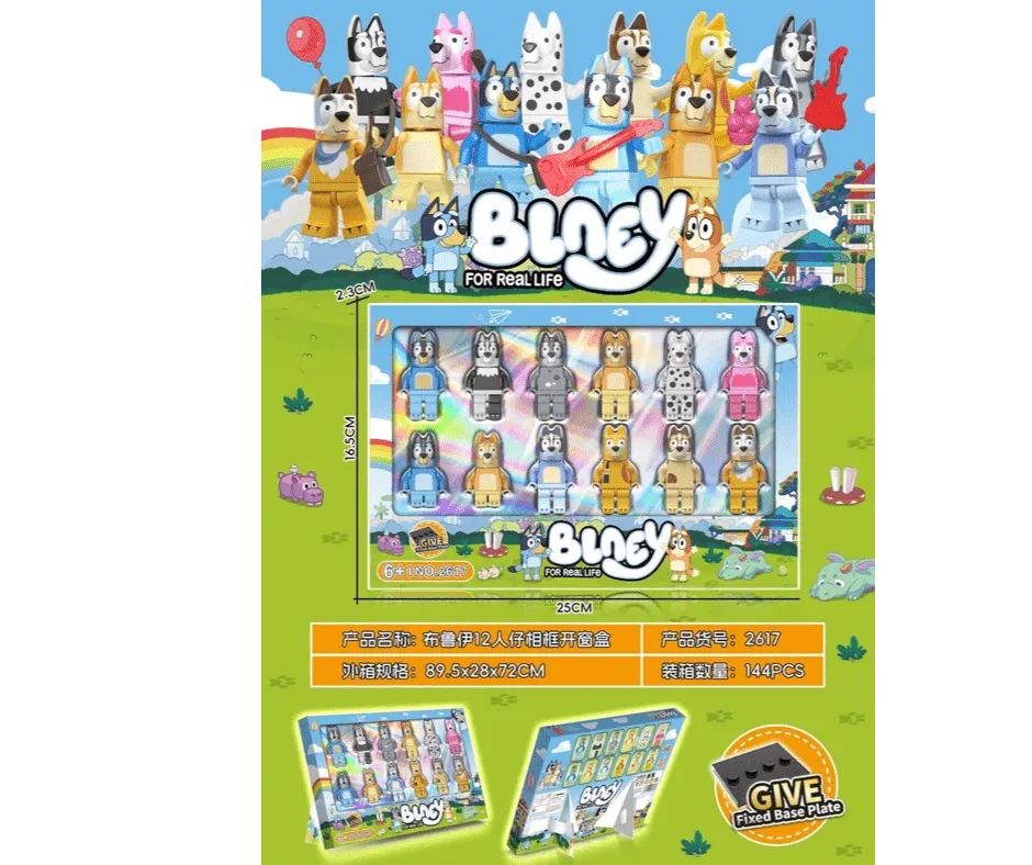 Figurki Blueney 6+1 z Bazą 14 szt. 25cm