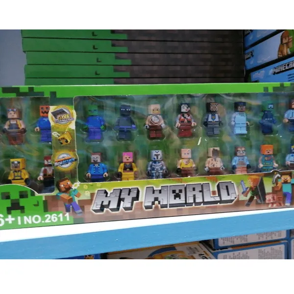 Figurki kolekcjonerskie My World PK13688 Zestaw 20 sztuk z podstawkami