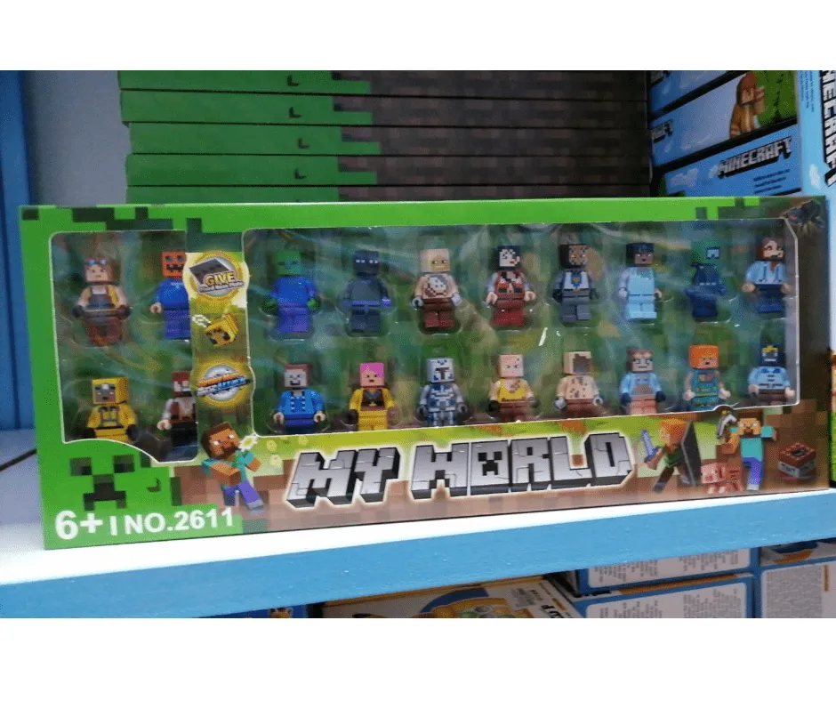 Figurki kolekcjonerskie My World PK13688 Zestaw 20 sztuk z podstawkami