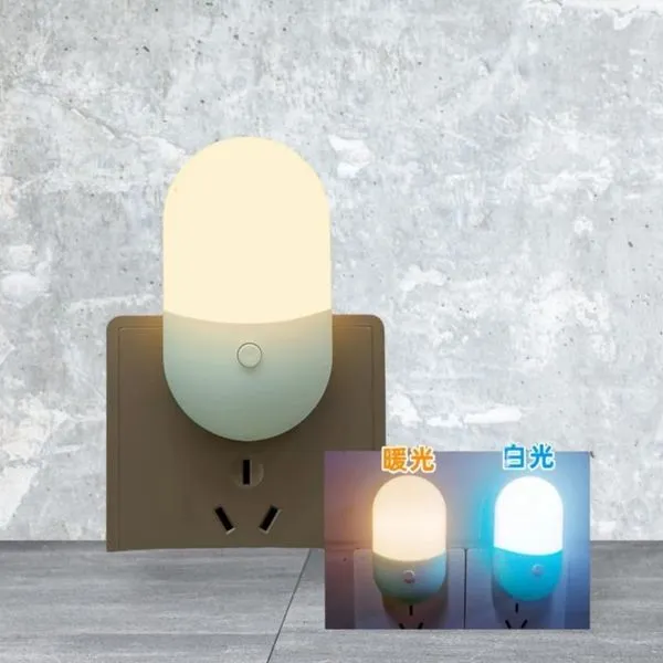Lampka nocna LED PK13724 do kontaktu, 2 tryby światła (ciepły/zimny)