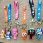 Brelok do Kluczy Figurka Bluey Silikonowy Pasek 24 szt.