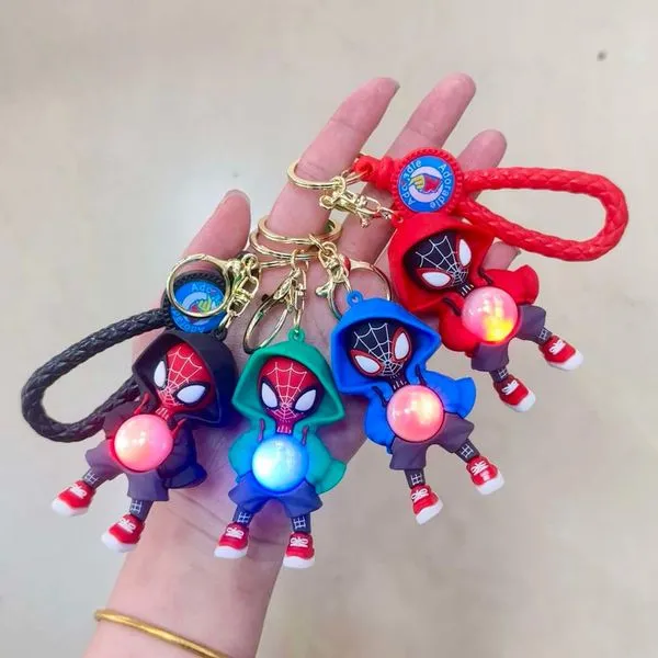 Brelok Figurka Spider-Man LED Świecący 24szt