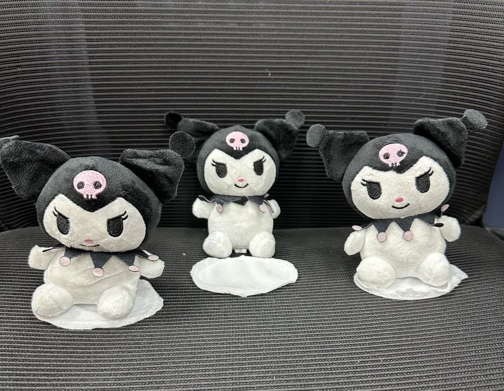 Maskotka na Rzep Kuromi - Pluszowa Figurka Czarno-Biała