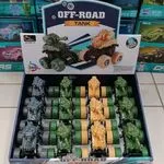 Zabawka Off Road Tank - Czołg Kaskaderski 360, Napęd Inercyjny