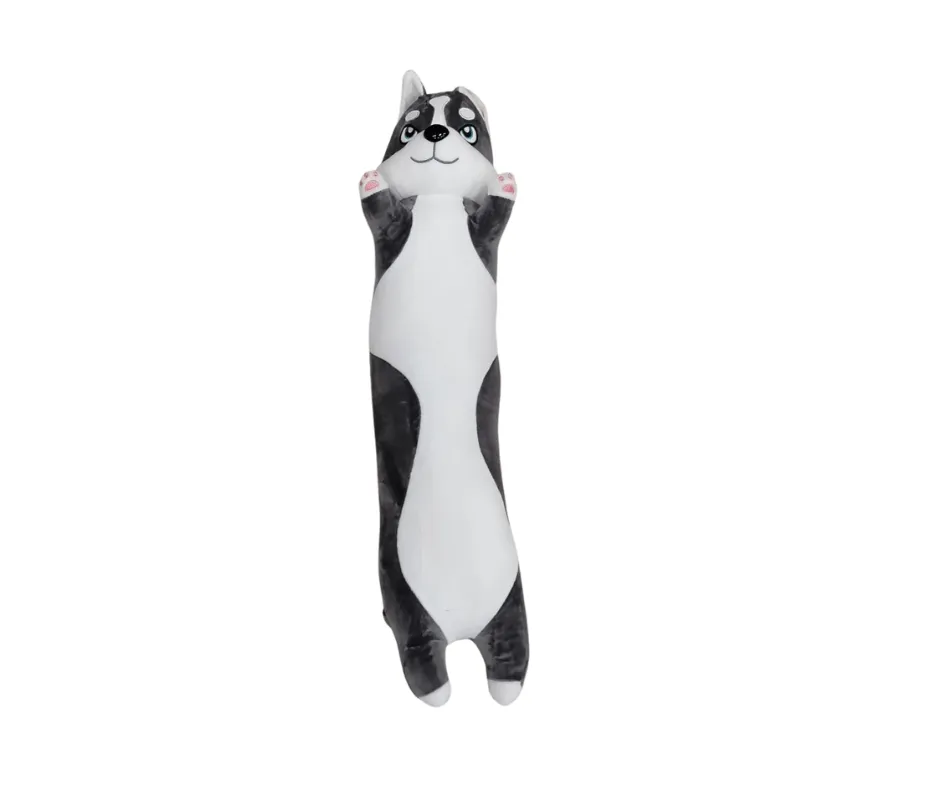 Maskotka Pluszowa Husky Długa 65cm - Poduszka Pies