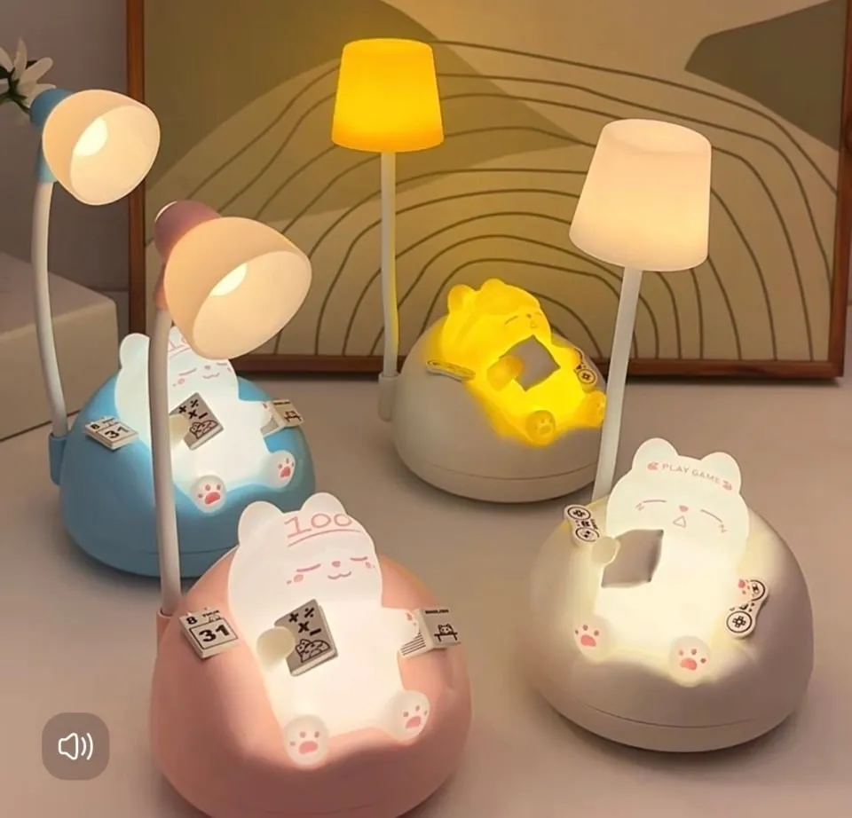 Lampka nocna LED dla dzieci tap-tap, USB, mix wzorów zwierząt