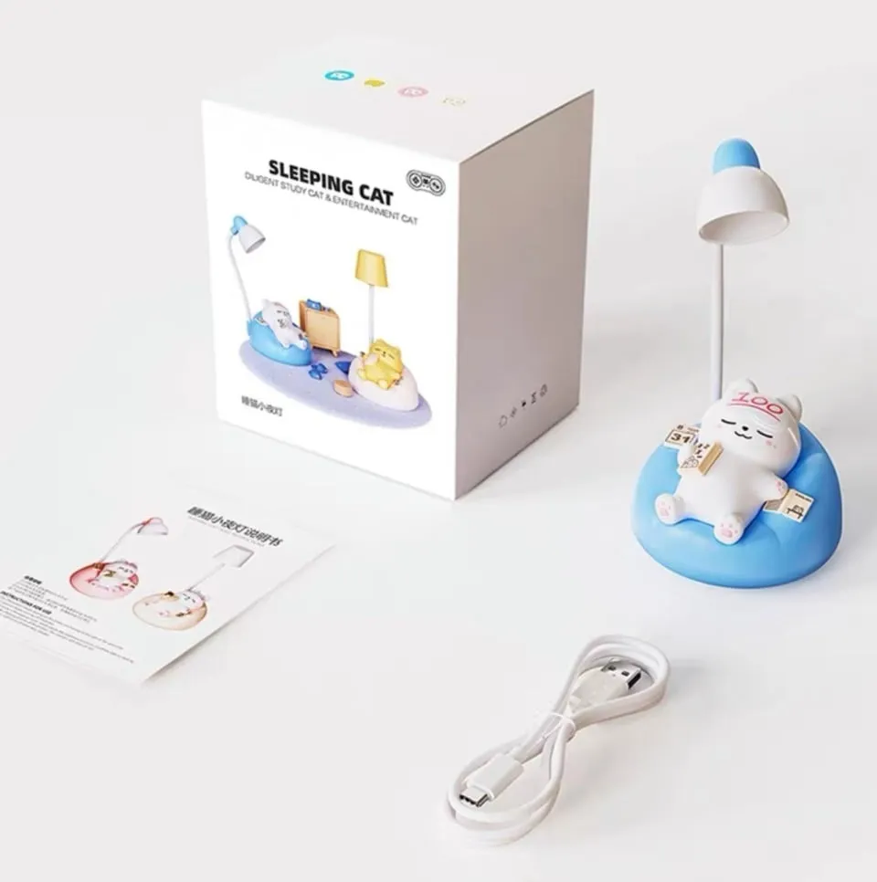 Lampka nocna LED dla dzieci tap-tap, USB, mix wzorów zwierząt