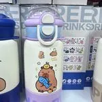 Termos dla Dzieci z Motywem Kapibary i Uszami, Fioletowy