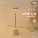 Lampa biurkowa LED 3 kolory światła na USB biała minimalistyczna