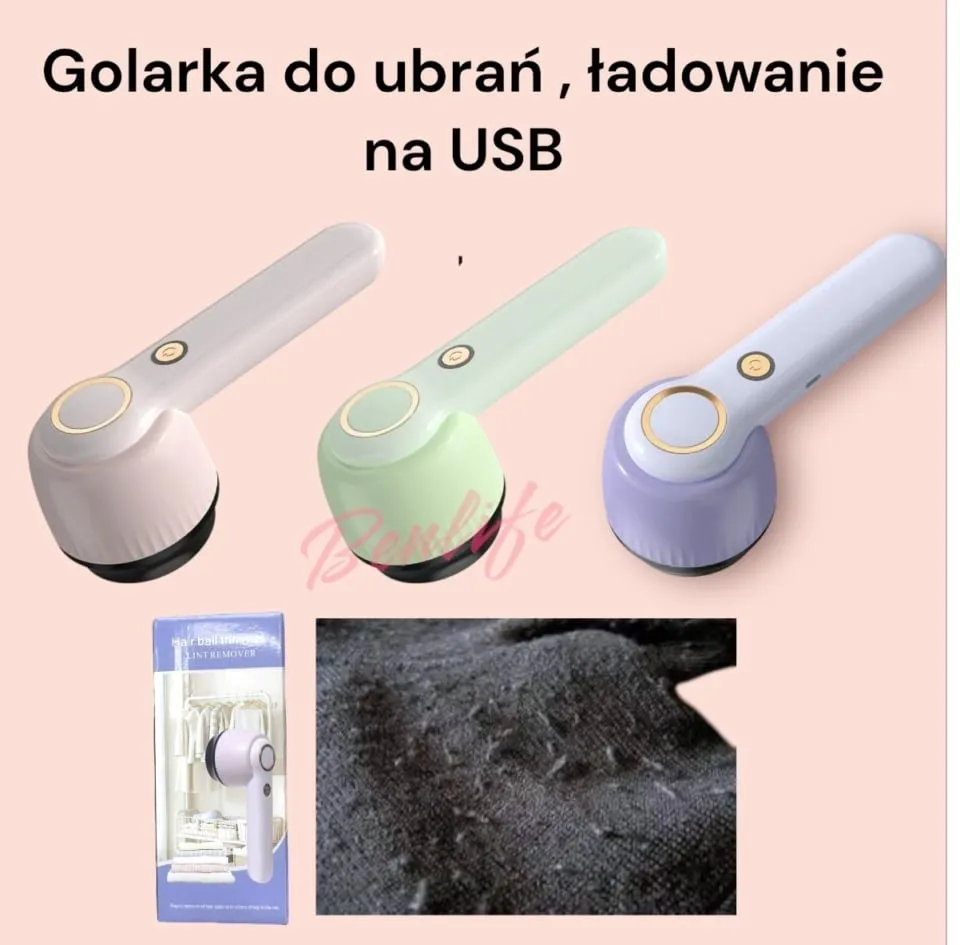 Golarka do ubrań ładowanie na USB ergonomiczna Benlife