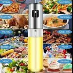 Spryskiwacz na Oleju SZKŁO 100ml Srebrny Dozownik Kuchenny