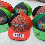 Czapka dla Dzieci Rozmiar 52-54 Minecraft TNT Mix Kolorów