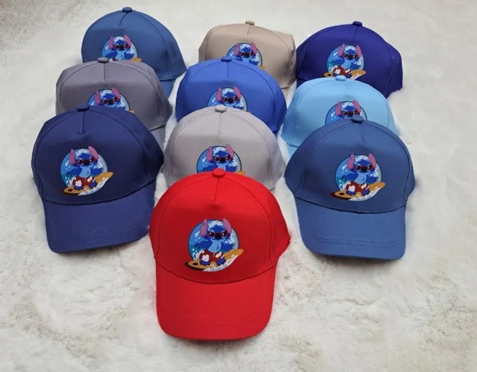 Czapka dla Dzieci z Daszkiem Stitch Mix Kolorów 10 szt.