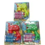Pistolety Dinozaur na Bańki i Wodę Zielony Czerwony 12 szt Mix